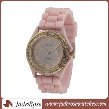 Aleación Diamond Sport Easy Time Reloj Silicona